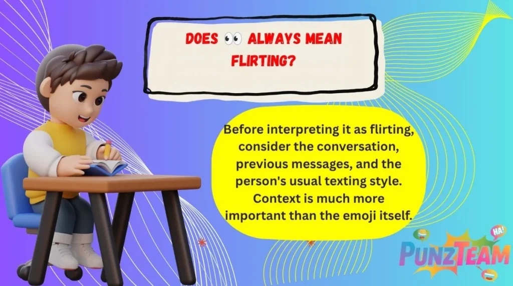 Does ๐ Always Mean Flirting?