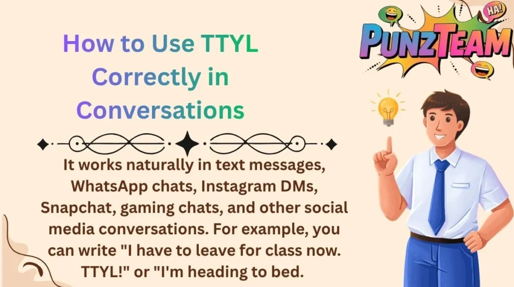 How to Use TTYL Correctly in Conversations
