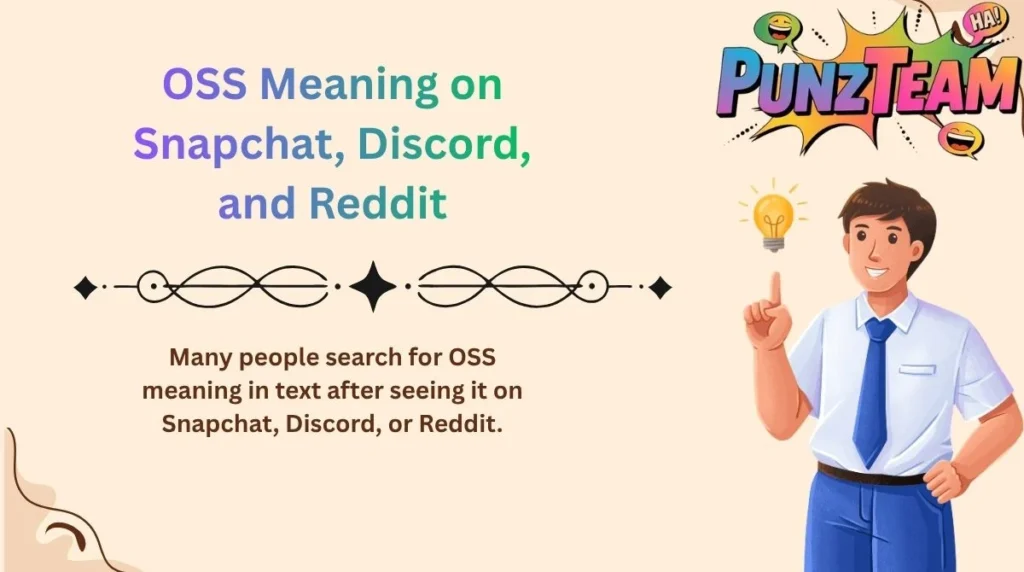 OSS Meaning on Snapchat, Discord, and Reddit