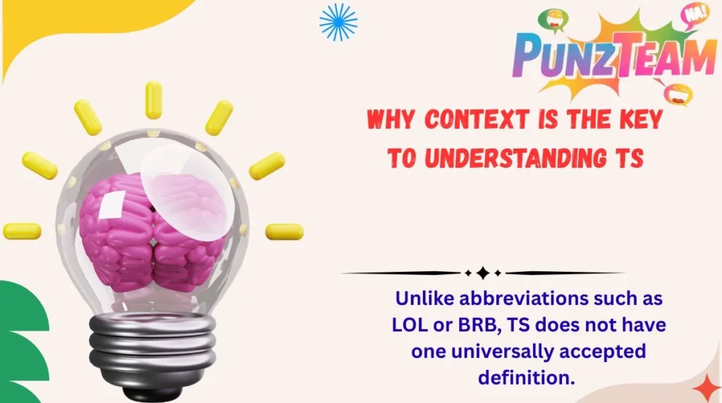 Why Context Is the Key to Understanding TS