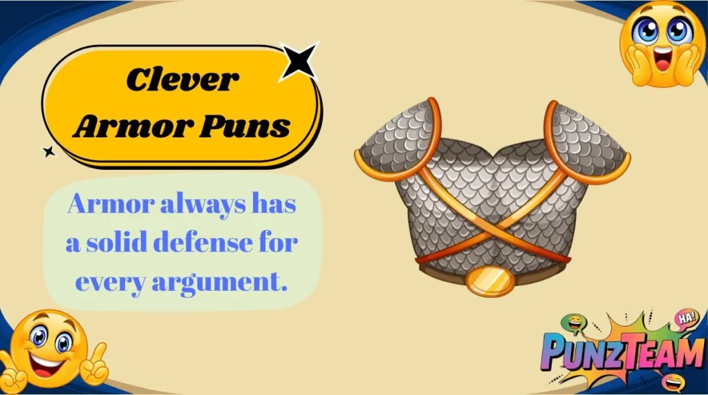 Clever Armor Puns
