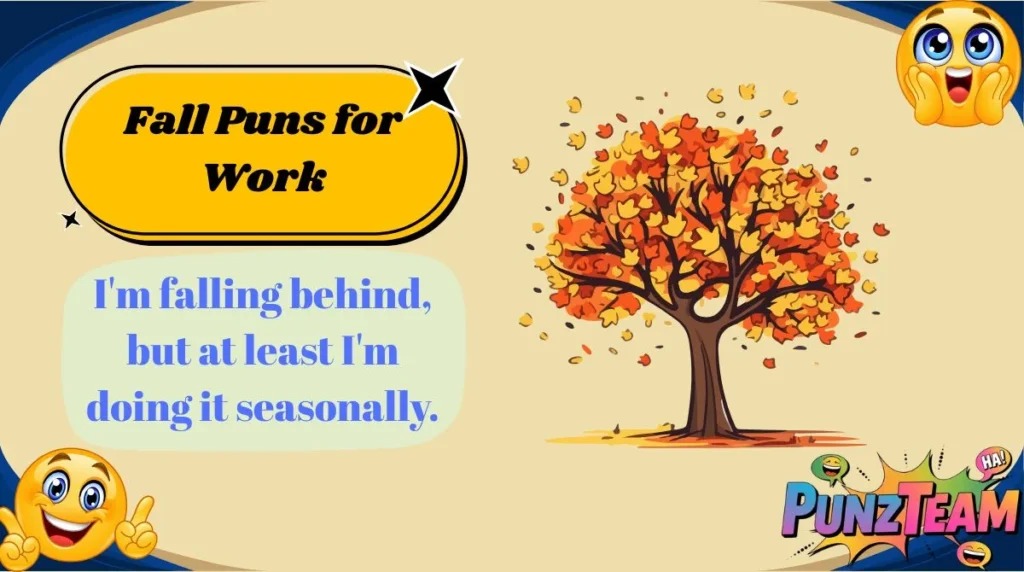 Fall Puns for Work