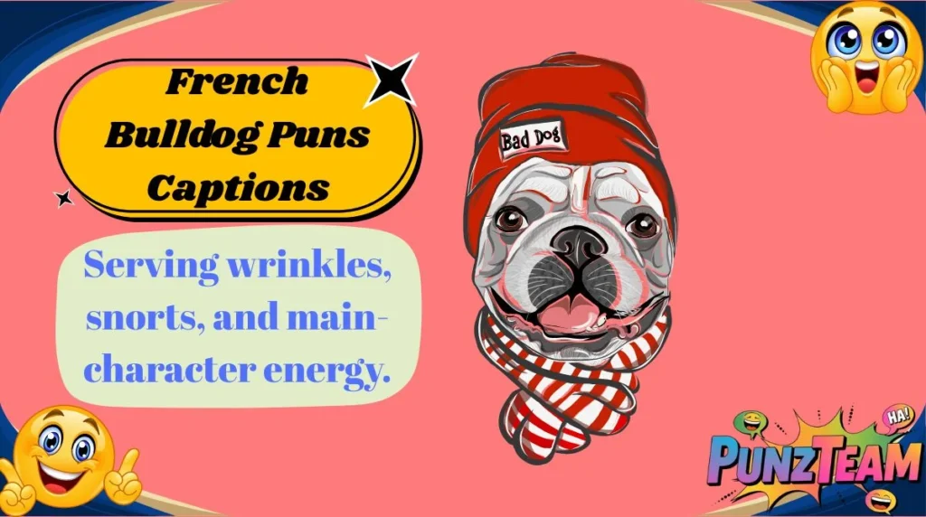 French Bulldog Puns Captions