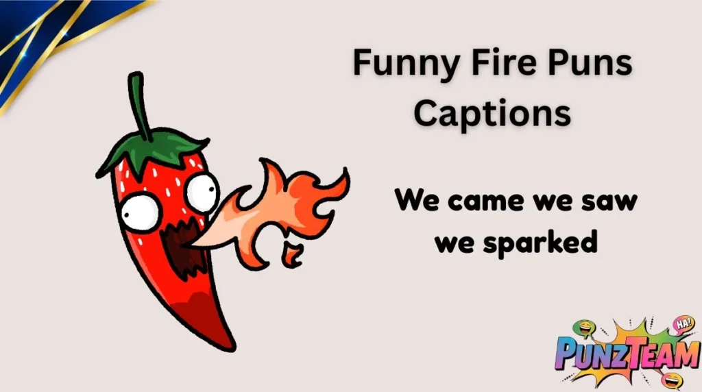 Funny Fire Puns Captions