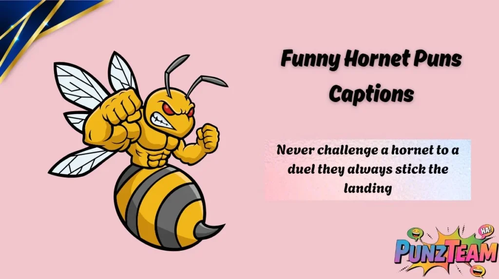 Funny Hornet Puns Captions