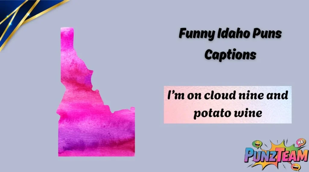 Funny Idaho Puns Captions