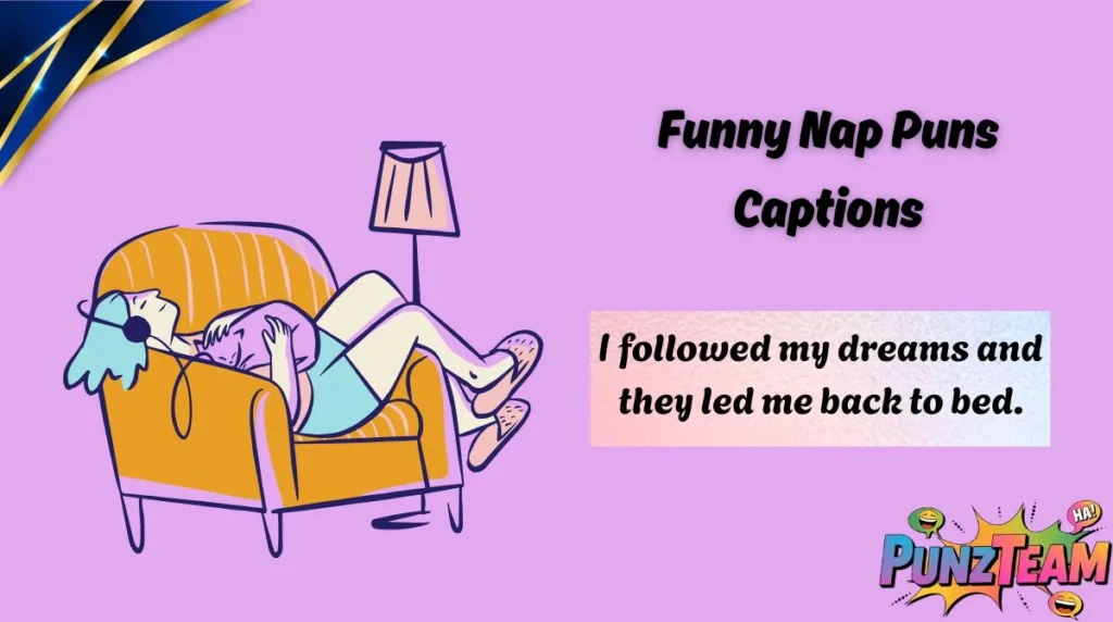 Funny Nap Puns Captions