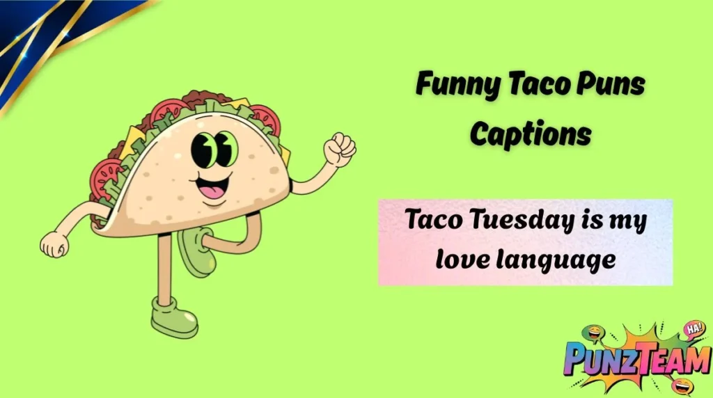 Funny Taco Puns Captions