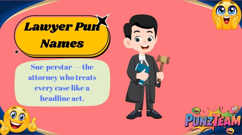 Lawyer Pun Names