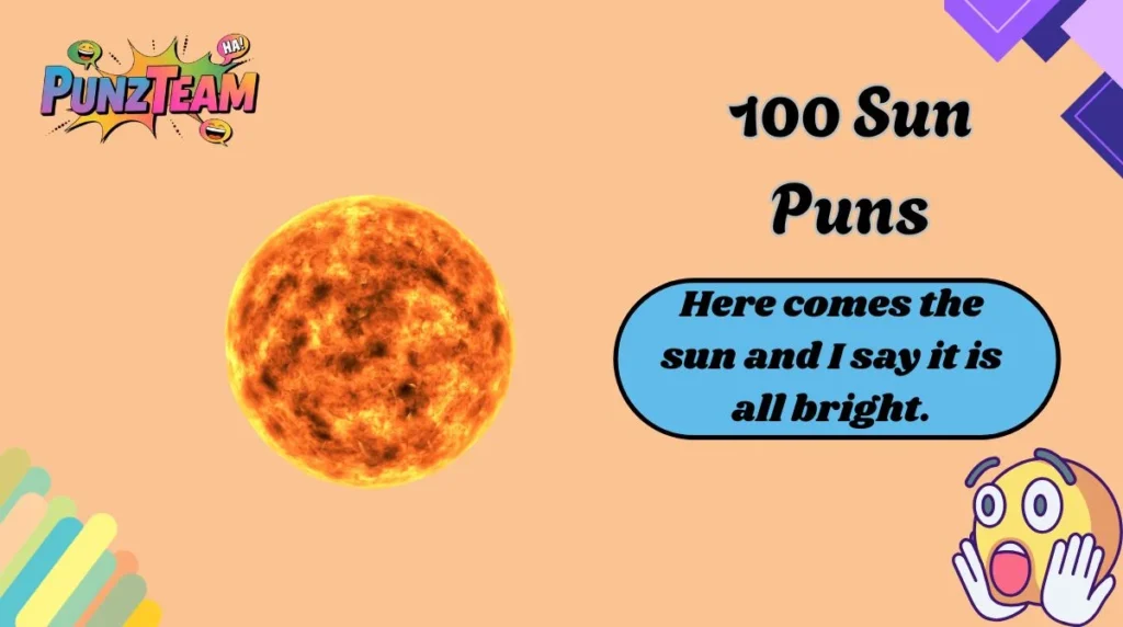100 Sun Puns