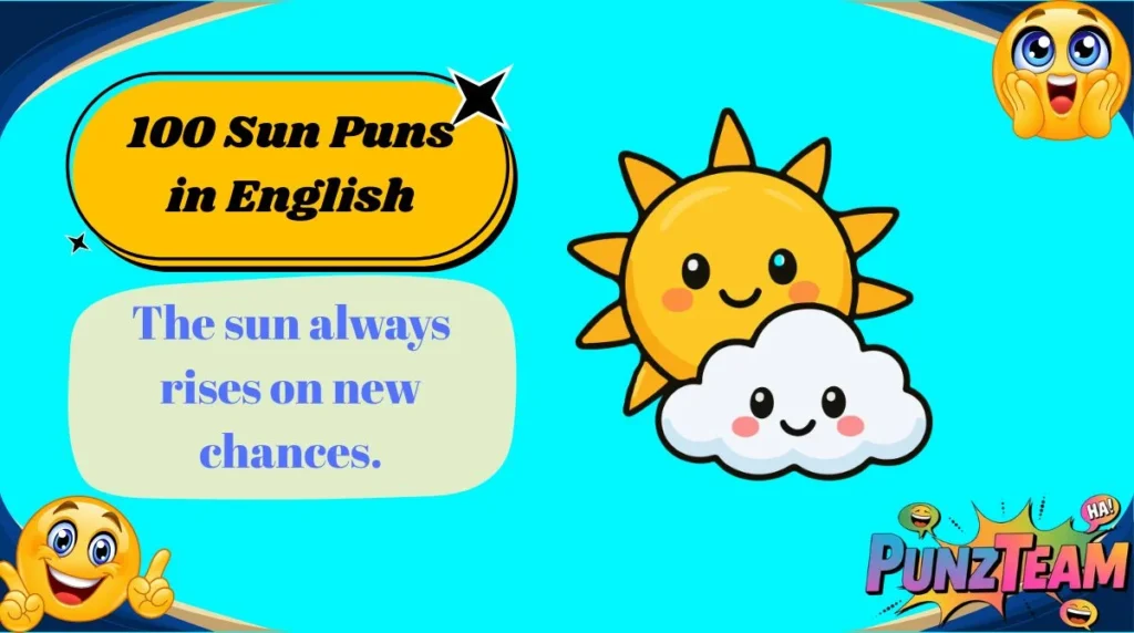 100 Sun Puns in English