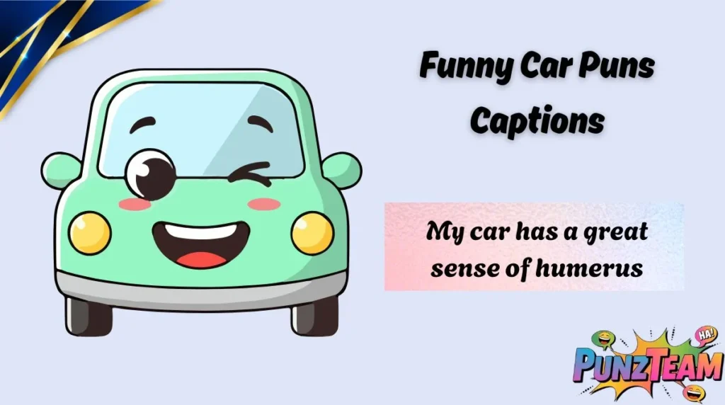 Funny Car Puns Captions