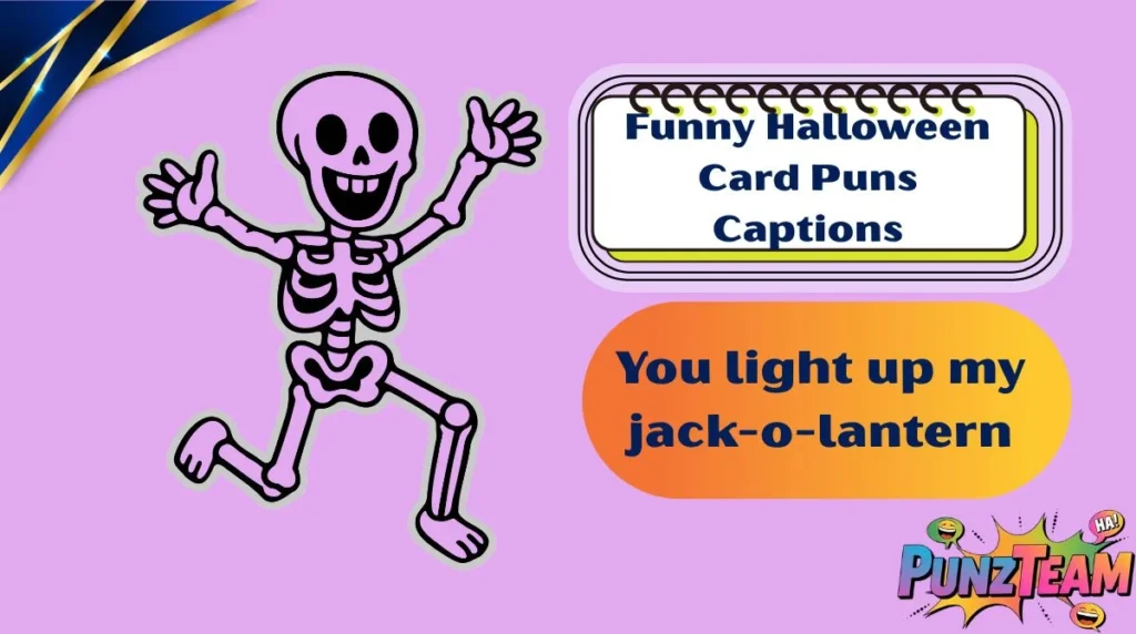 Funny Halloween Card Puns Captions
