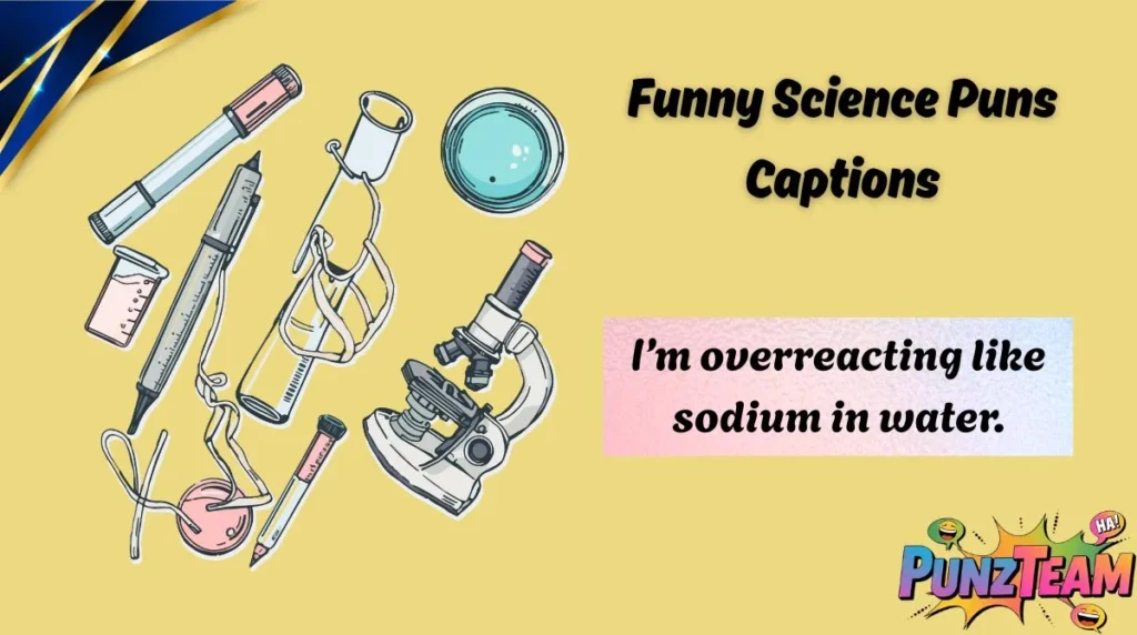 Funny Science Puns Captions