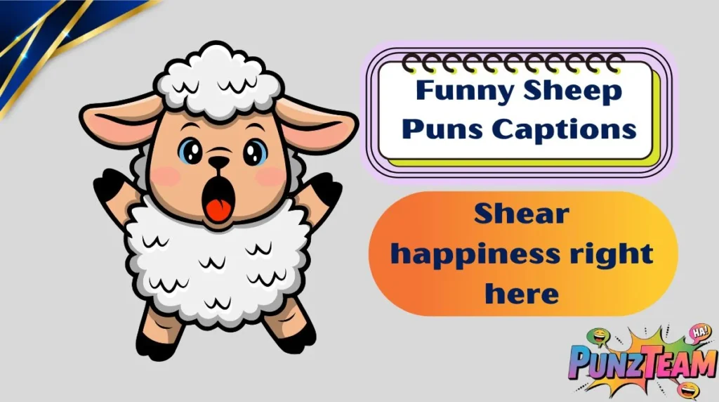 Funny Sheep Puns Captions