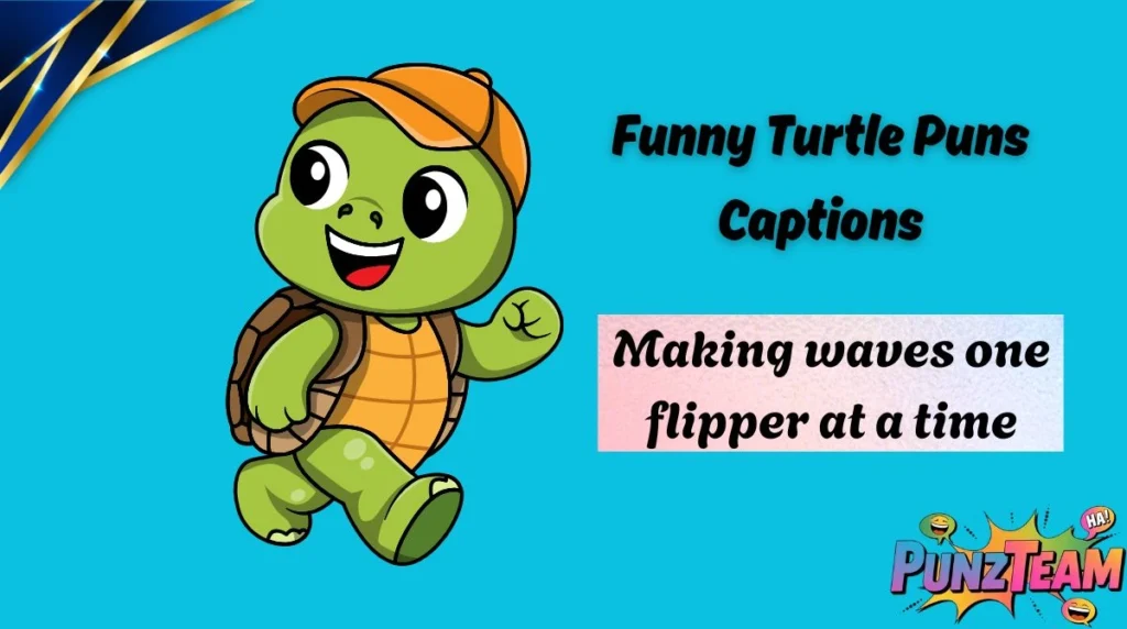 Funny Turtle Puns Captions