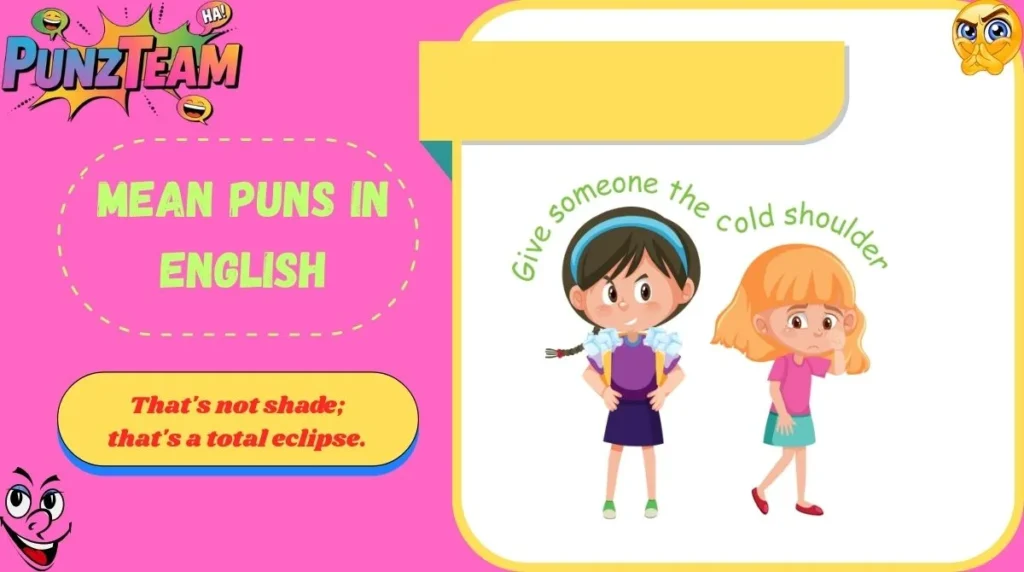 Mean Puns in English