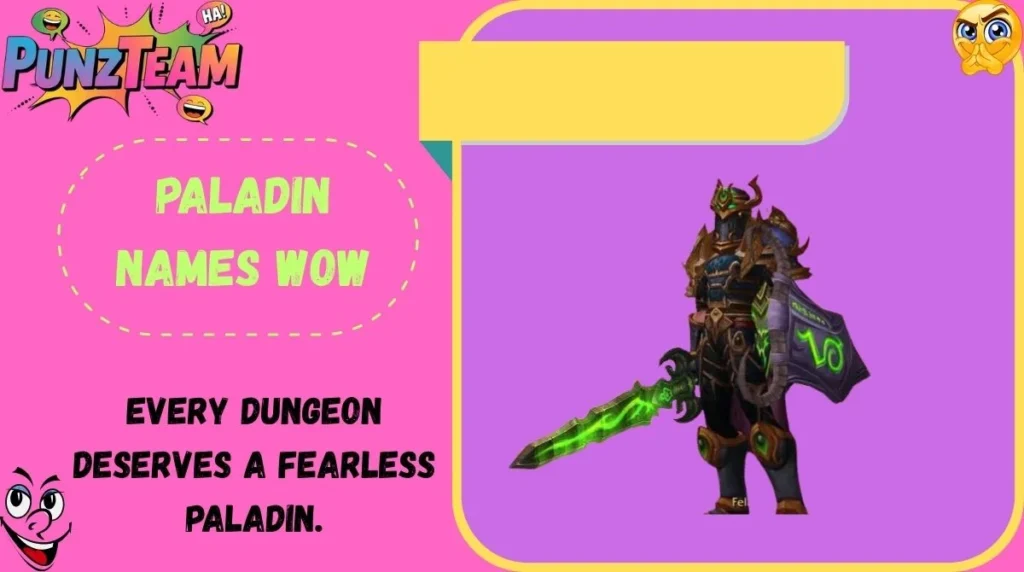 Paladin Names WoW