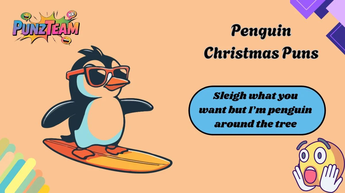 Penguin Christmas Puns