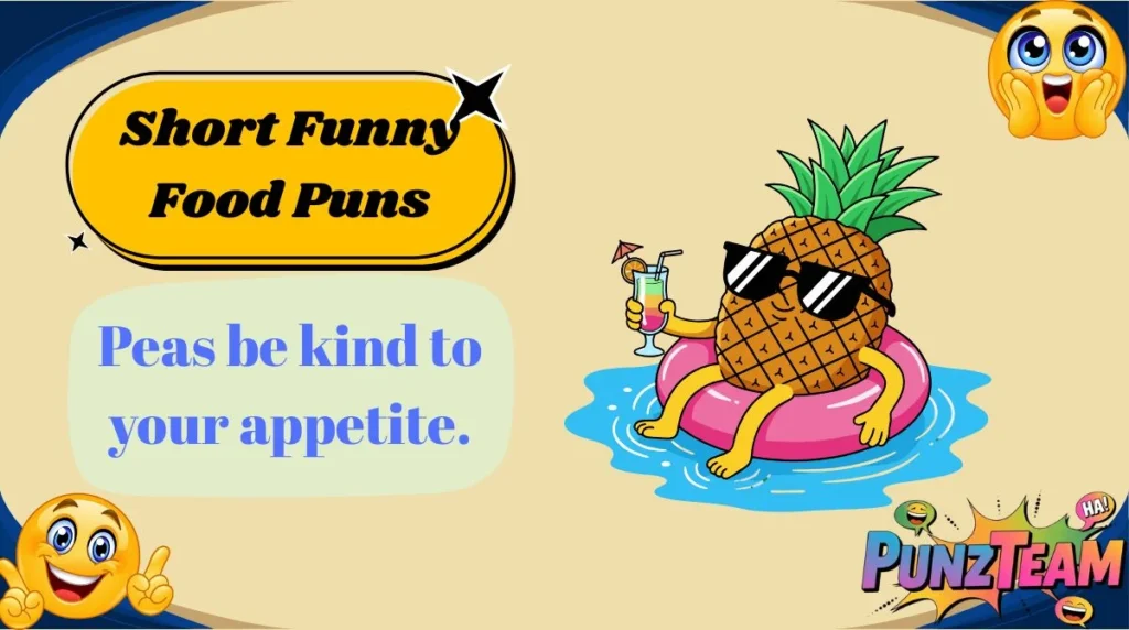 Short Funny Food Puns
