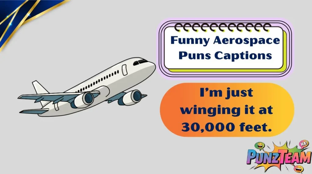 Funny Aerospace Puns Captions