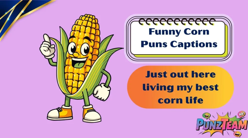 Funny Corn Puns Captions