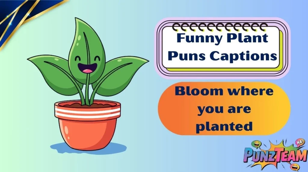 Funny Plant Puns Captions
