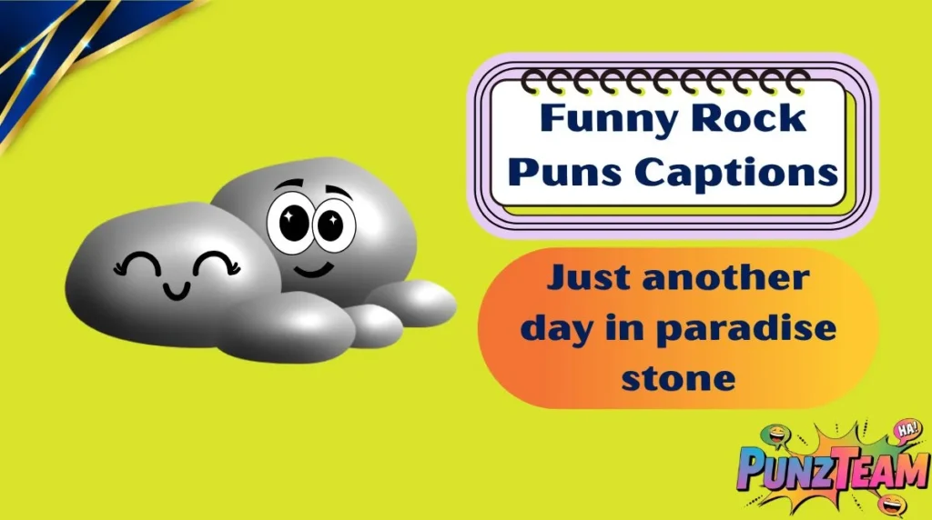 Funny Rock Puns Captions