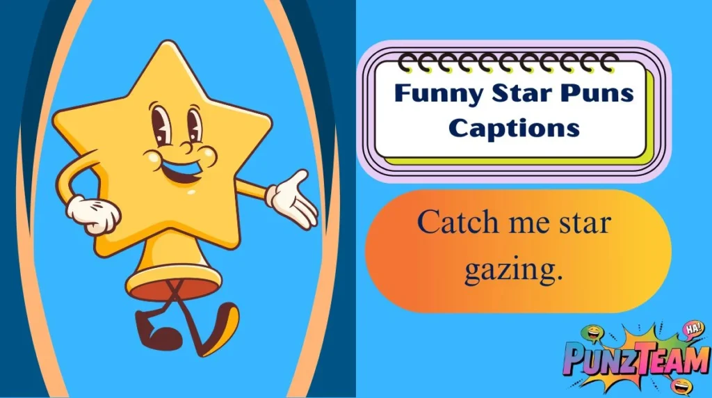 Funny Star Puns Captions
