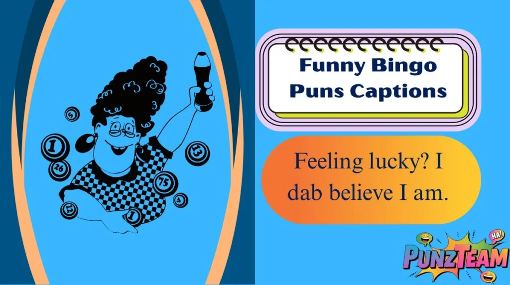 Funny Bingo Puns Captions