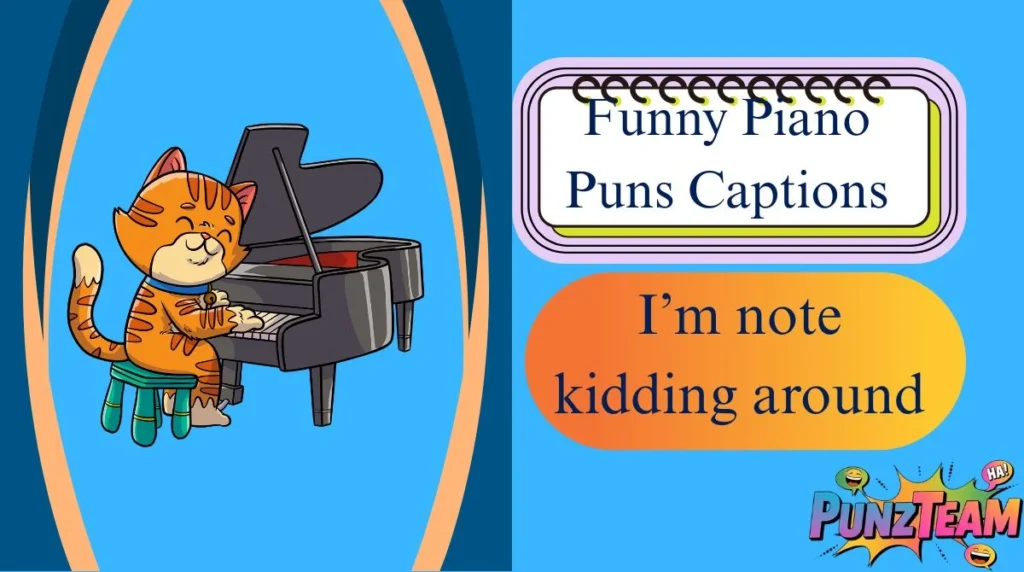 Funny Piano Puns Captions