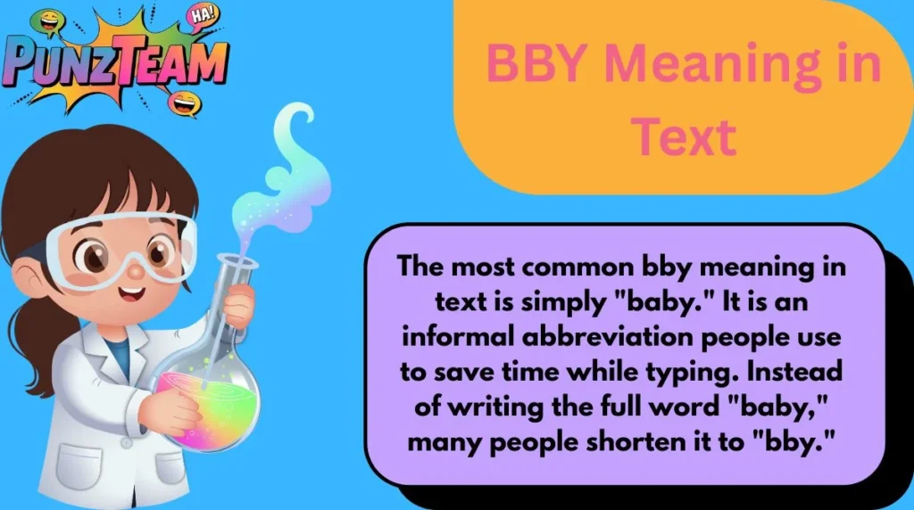 BBY Meaning in Text