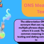 ONS Meaning in Text