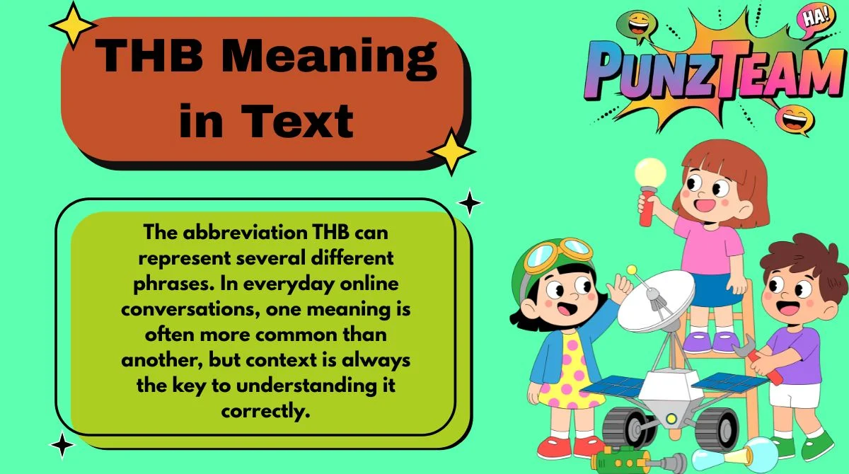 THB Meaning in Text