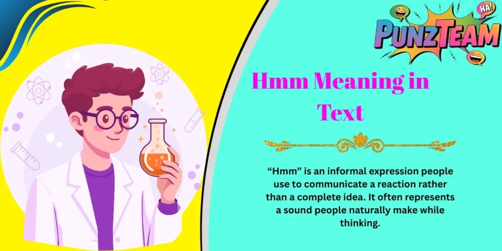 Hmm Meaning in Text