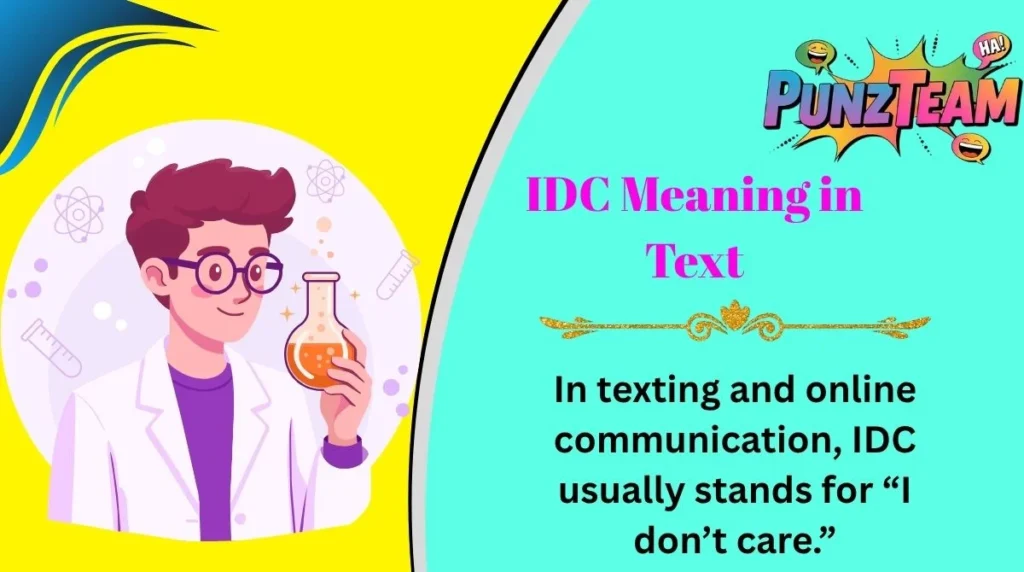 IDC Meaning in Text