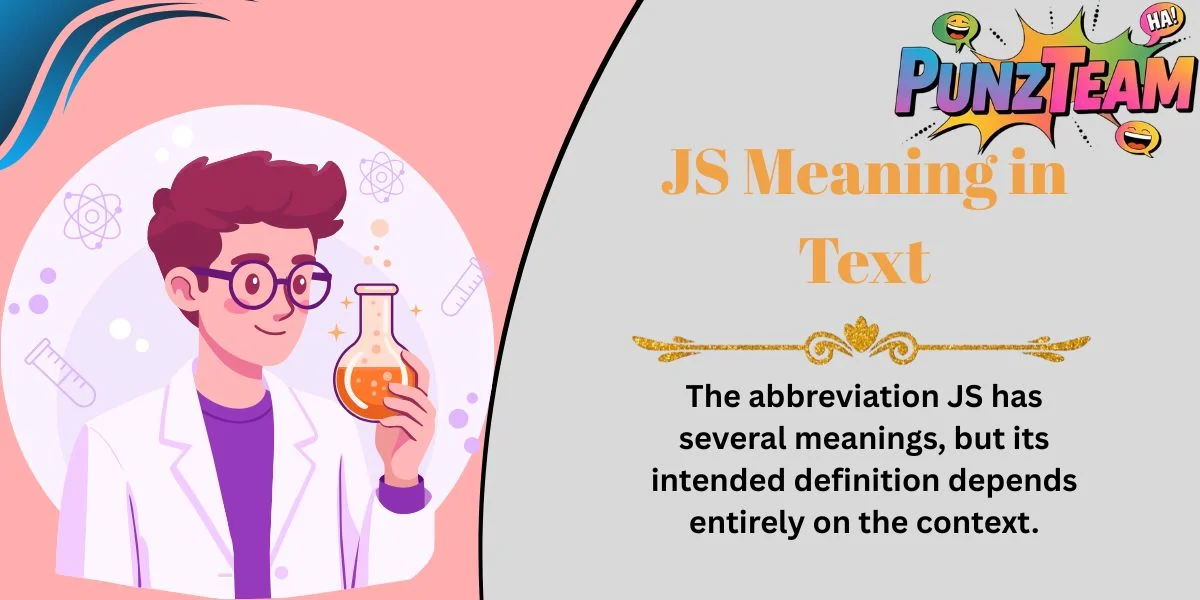 JS Meaning in Text