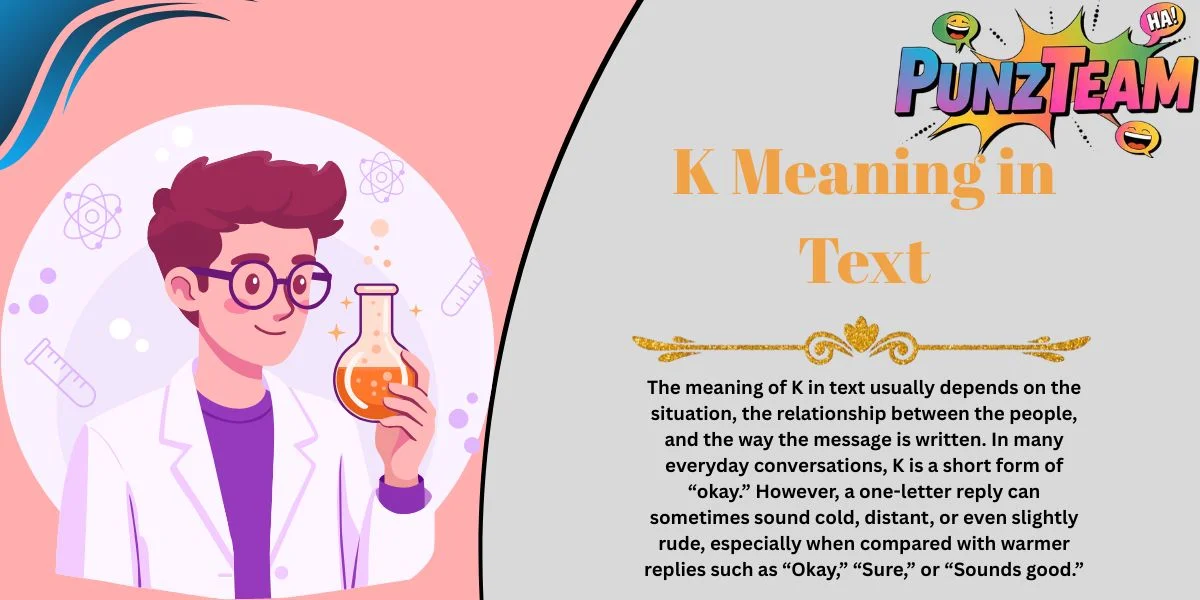 K Meaning in Text