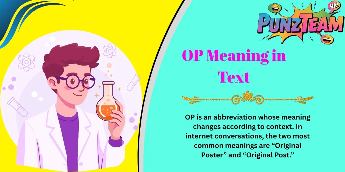 OP Meaning in Text