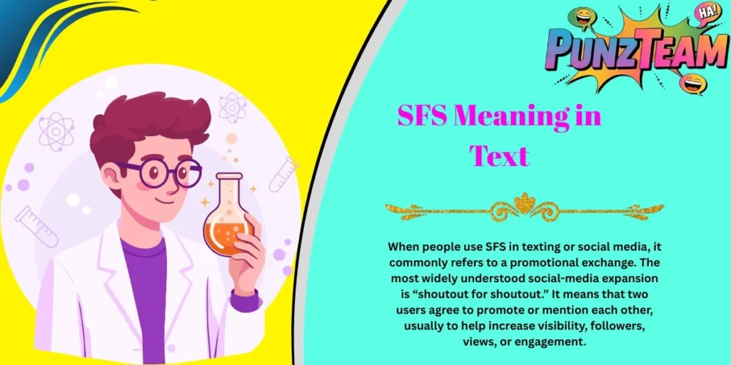 SFS Meaning in Text