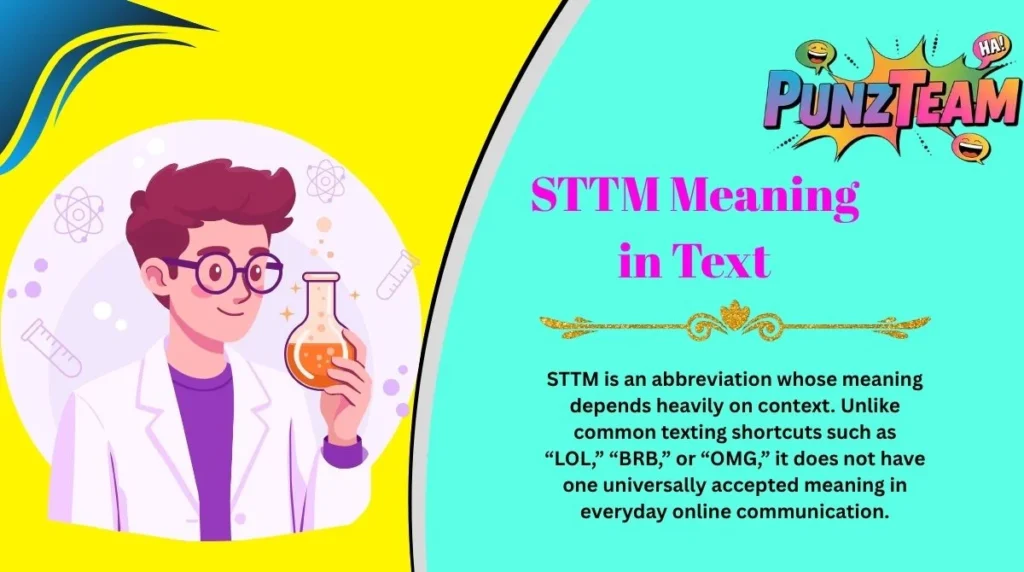 STTM Meaning in Text