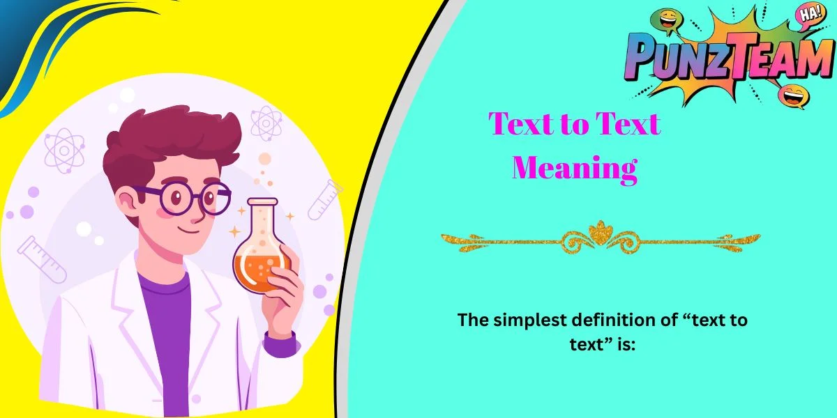 Text to Text Meaning